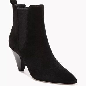 Veronica Beard Baxter Black Suede Bootie